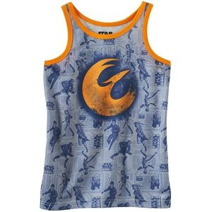New! Star Wars Rebels Tank Top Boys 5/6 or 7